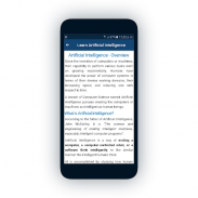 Learn Artificial Intelligence screenshot 0