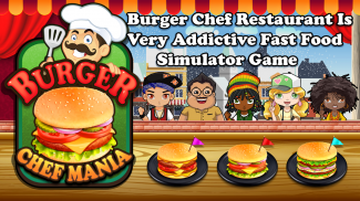 Burger Mania cuoco screenshot 1