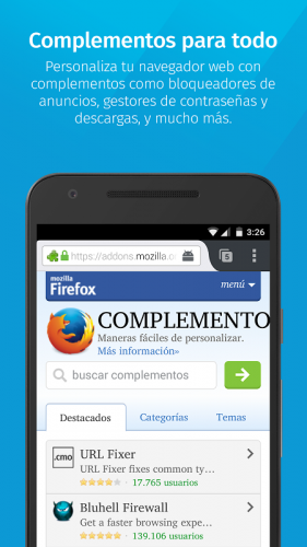 Firefox: el navegador web rápido y privado screenshot 3