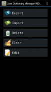 User Dictionary Manager (UDM) screenshot 0