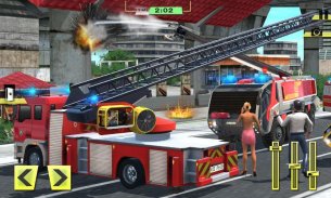 Fire Truck Rescue Training Sim screenshot 16