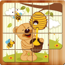 Kids Animal Schiebe-Puzzle Icon