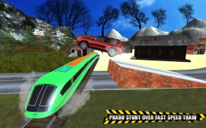 Train vs Prado Racing 3D screenshot 2