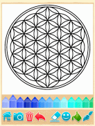 Mandala para colorir screenshot 2
