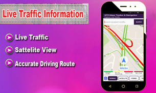 GPS Maps Tracker & Navigasi: GPS Route Finder screenshot 2