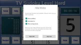 TV Sudoku: 4x4, 9x9 and 16x16 screenshot 15