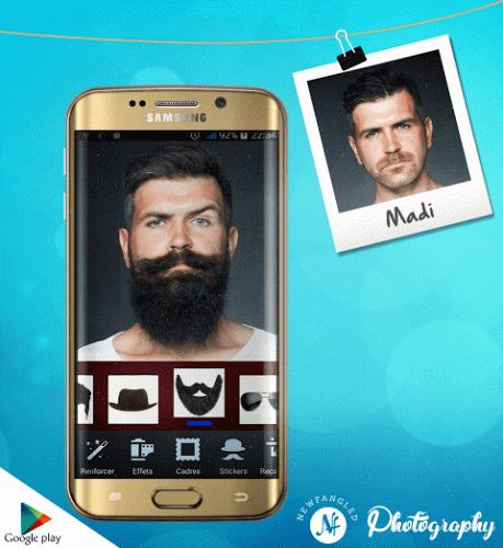 Man Hair Mustache Beard Makeup 1 0 6 Telecharger Apk Android Aptoide
