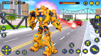 Shark Robot Car Transform Game screenshot 7
