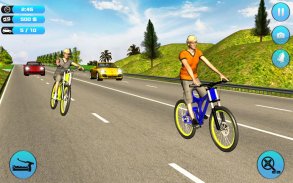 Bicycle Rider Traffic Race 17 screenshot 5