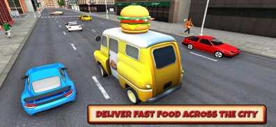 Fast Food Delivery Bike Game screenshot 1