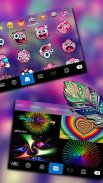 Galaxy Feather Keyboard Theme screenshot 0