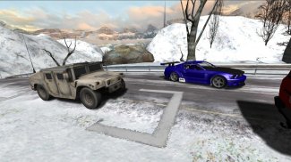 Schnee Auto Rennen screenshot 6