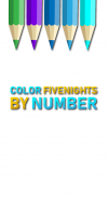 Color five nights by number screenshot 0