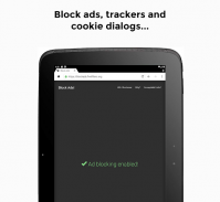 SmartCookieWeb Privacy Browser screenshot 1
