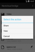 Nextcloud bridge screenshot 3