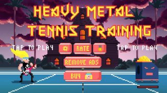 Heavy Metal Tennis Training screenshot 0