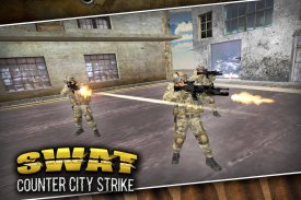 3D SWAT Contador City huelga screenshot 0