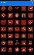 Red Orange Icon Pack screenshot 13
