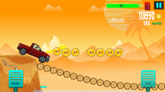Car Hill Climbing 2D Racing screenshot 4