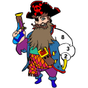 Pirates Color by Number Book Icon