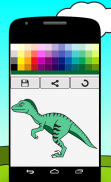 Coloring Dinosaurs screenshot 2