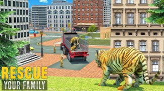 virtuell Tiger Familie Simulator: wild Tiger Spiel screenshot 0