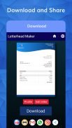 Letterhead Maker Business letter pad template Logo screenshot 2