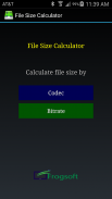 File Size Calculator screenshot 2