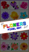 Flowers Pixel Art Coloring screenshot 0