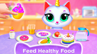 Unicorn Cat Princess Baby Game screenshot 9