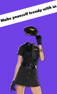 Women Police Dress Photo Suit screenshot 3
