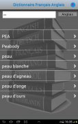 Dictionnaire Français Anglais screenshot 3