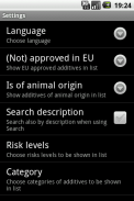 E-inspect Food additives screenshot 6