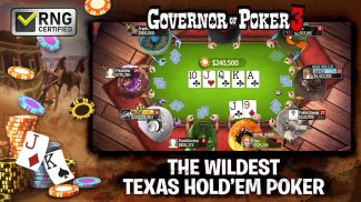 Governor of Poker 3 - Texas Holdem Online Kasino screenshot 0