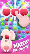 لعبة المطابقة Gummy Wonderland Match 3 Puzzle Game screenshot 4