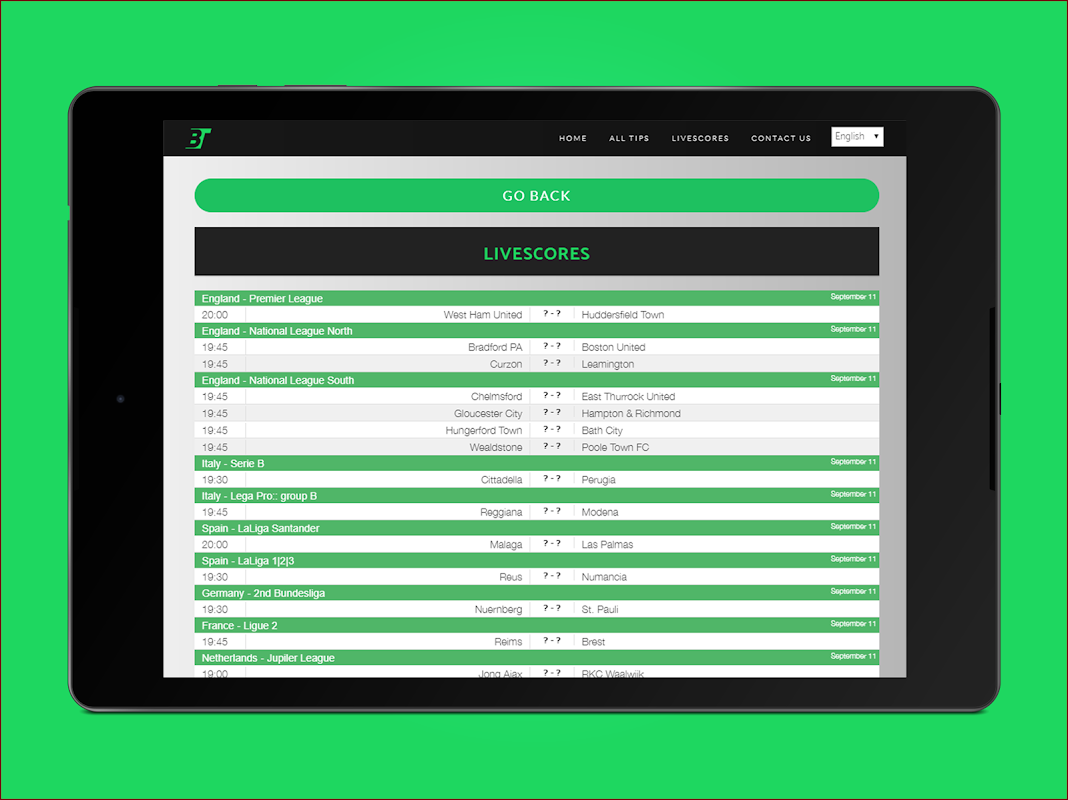 Football Predictions Today for Android - Free App Download
