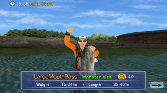 Memancing Ikan Bass 3D Gratis screenshot 8