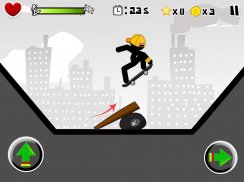 Stickman Skate : 360 Epic City screenshot 4