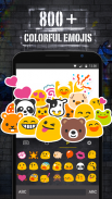 Yellow Graffiti Wall Keyboard screenshot 1