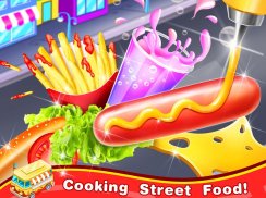 طعام الشارع - صنع الطعام والمشروبات الباردة screenshot 1