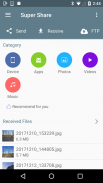 Super Compartir: transferencia de archivos Wifi screenshot 0