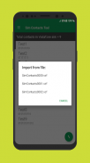 Sim Contact Tool-Export/Import screenshot 3