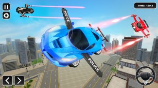 Flying Cars: Police Car Games screenshot 3