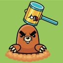 Whack A Mole-appears from hole Icon
