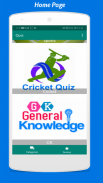 Quiz : GK, Sports, Cricket and more screenshot 0
