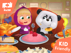 Masha and the Bear's クッキングゲーム screenshot 1