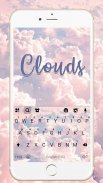 الكيبورد Pink Clouds screenshot 2