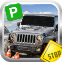 De jeep Parkeren Simulator 3D Icon