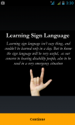 Learning Hand Sign Alphabet screenshot 1