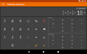 Kalkulator ułamkowy screenshot 0